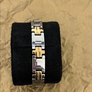 Gold and Silver Men's Bracelet